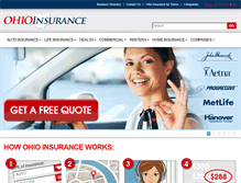 Tablet Screenshot of ohioinsurance.com